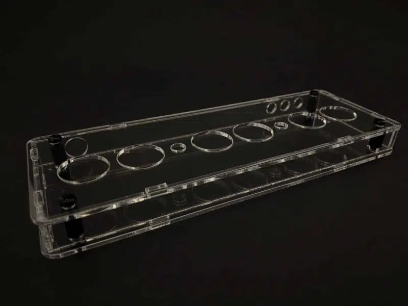 Transparent Acrylic Case for IN-14, IN-8-2, Z570M Nixie Tubes Clocks