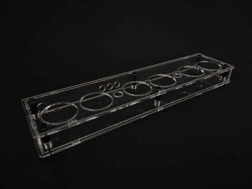Transparent Acrylic Case for IN-18 Nixie Tubes Clock KIT