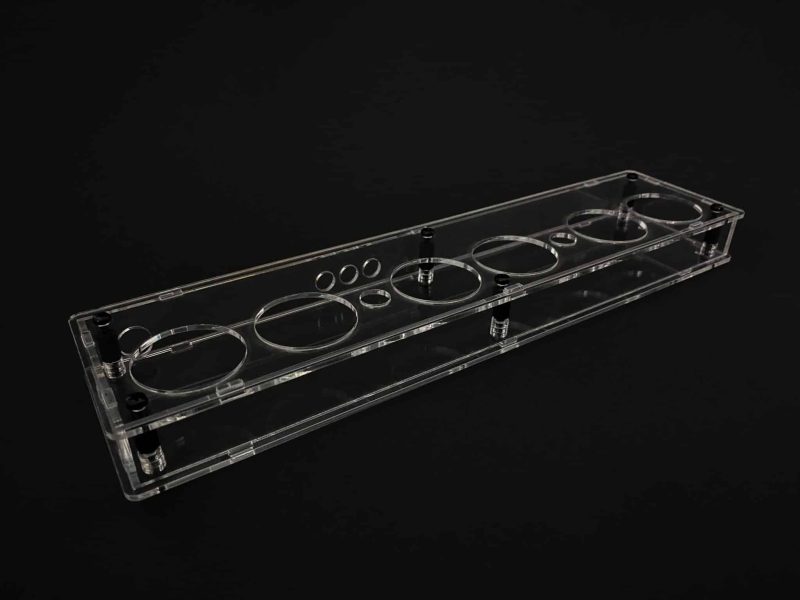 Transparent Acrylic Case for IN-18 Nixie Tubes Clock KIT