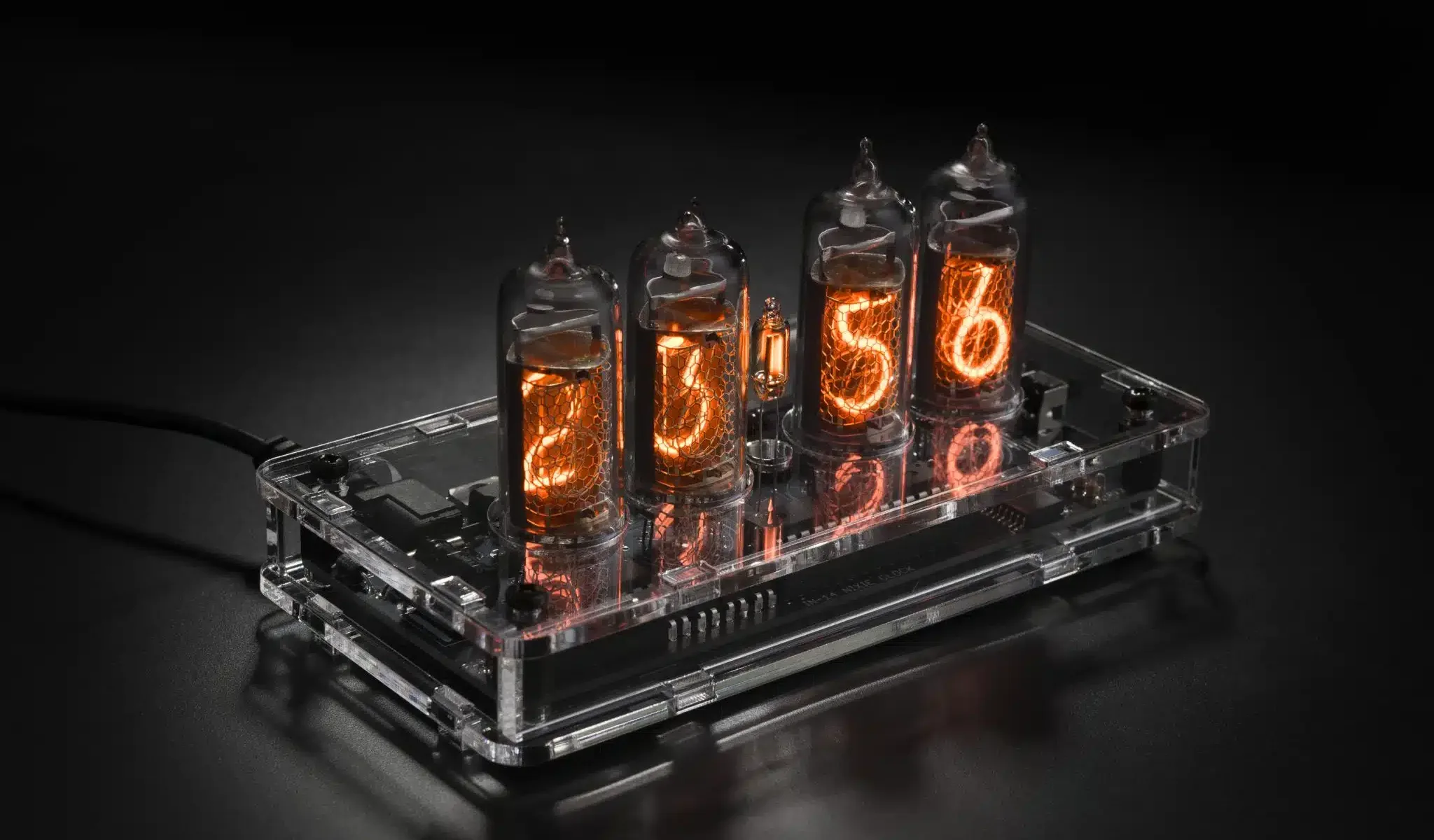 Assembled Nixie Tube Clock by NixieDIY
